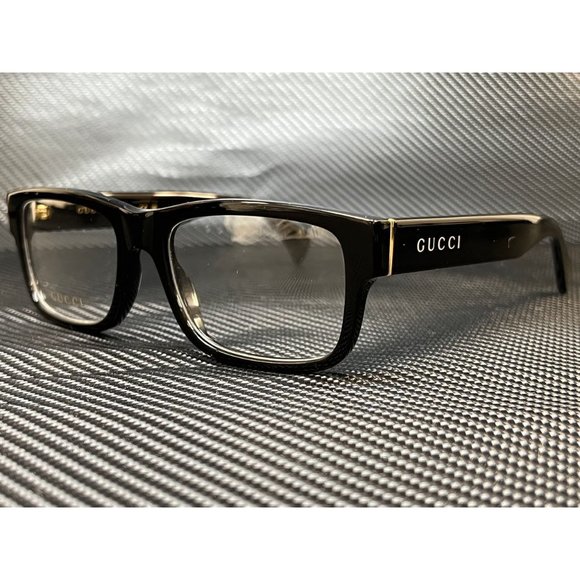 Gucci Other - Gucci Black Rectangle 56mm Men Glasses
